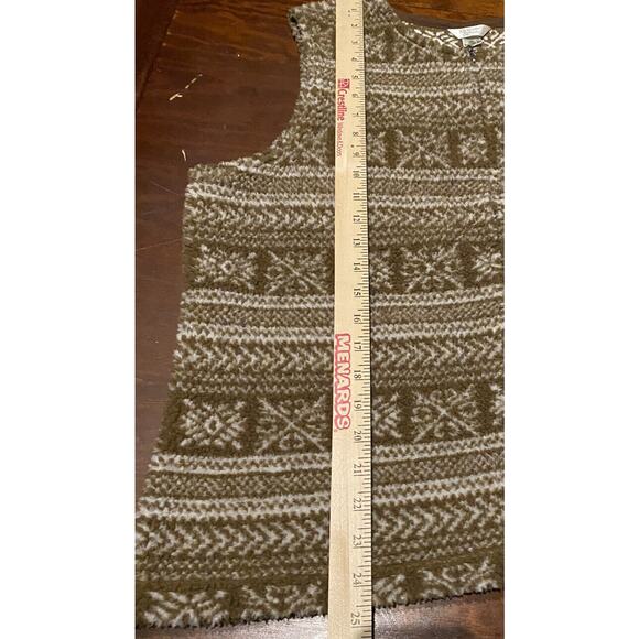 CJ Banks Zipper Vest Womens XL Outdoor Lightweight 63823 Grannycore Cabin Fall - Picture 5 of 9